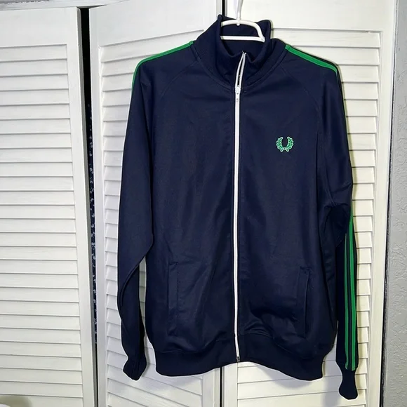 Track top hot sale fred perry green